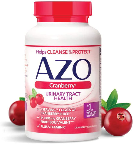 AZO Cranberry Urinary Tract Health for Urinary Tract Protection, 100 pcs
