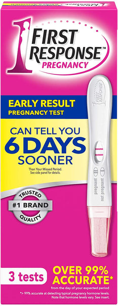 First Response Early Result Pregnancy Test, 6 Days Sooner, 3 Tests